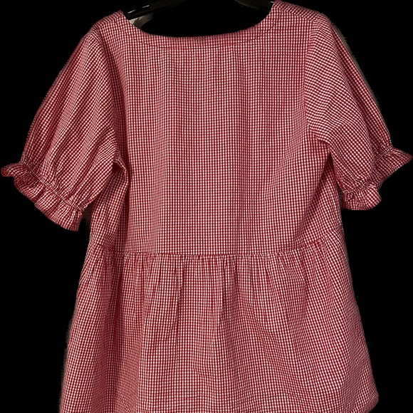 Maeve Anthropologie Gingham Short Sleeve Top - Picture 3 of 3